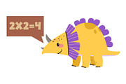 Back to School Dinosaur Clipart, an Education Illustration by the_myro (Thumbnail 4 of 9)