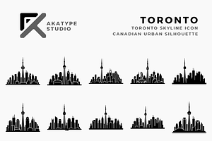 Toronto Skyline Icons