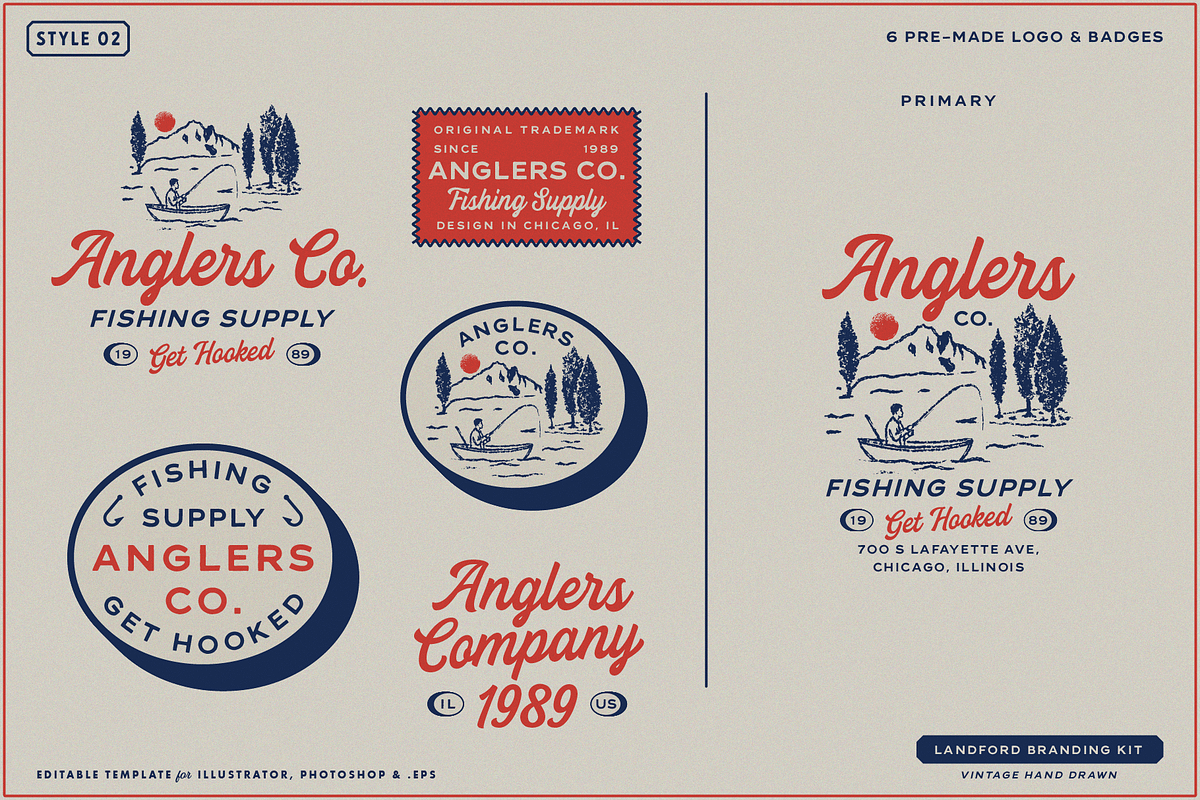 Landford Branding Kit, a Branding & Logo Template by Refolve Design (Photo 4 of 25)