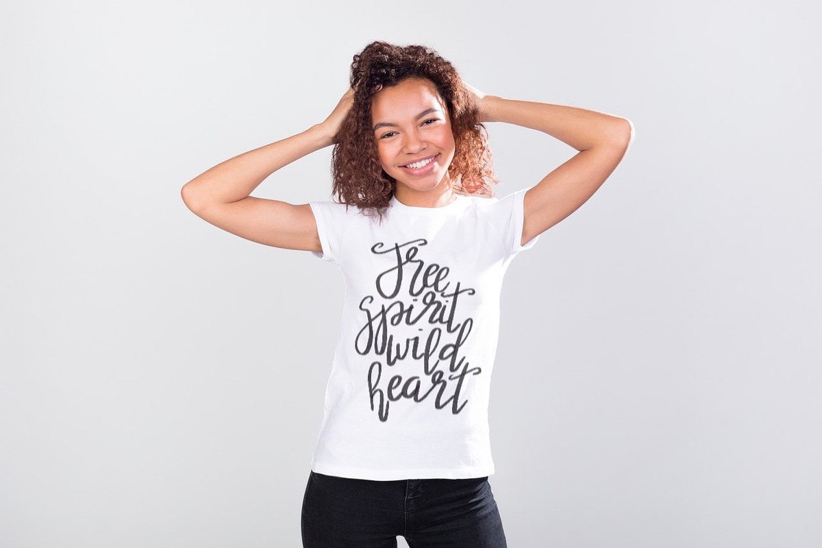 Free spirit wild heart calligraphy, an Illustration by Manifesto Design Gallery (Photo 3 of 3)