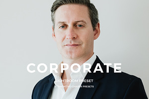 Corporate Headshot Lightroom Preset