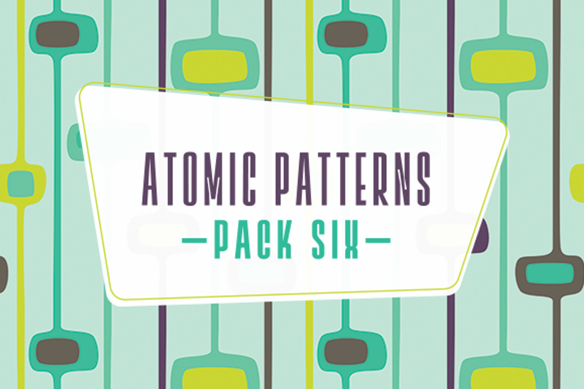 Atomic Patterns Pack 6, a Pattern Graphic by Ariel Tyndell Design (Photo 1 of 2)