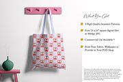 Retro Cherries - 4 Seamless Patterns, a Pattern Graphic by Pesky Cat Studio (Thumbnail 5 of 6)