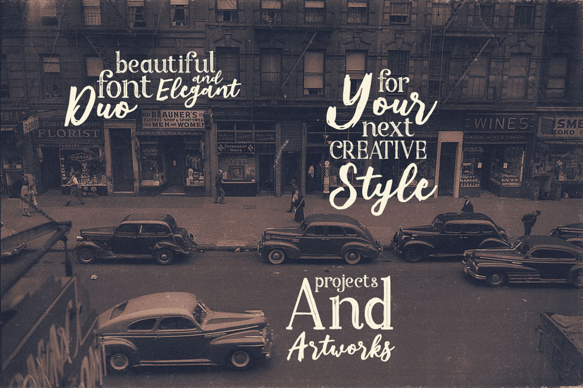 Murray Script Font Duo preview 4