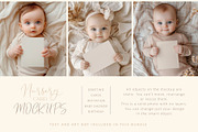 Cute Nursery Card Mockups., a Books & Magazine Mockup by Designwork (Thumbnail 10 of 15)