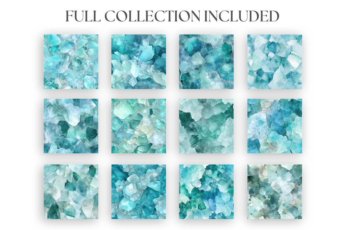 Seaglass Geode Textures, a Texture Graphic by Artful Assets Boutique (Photo 2 of 4)