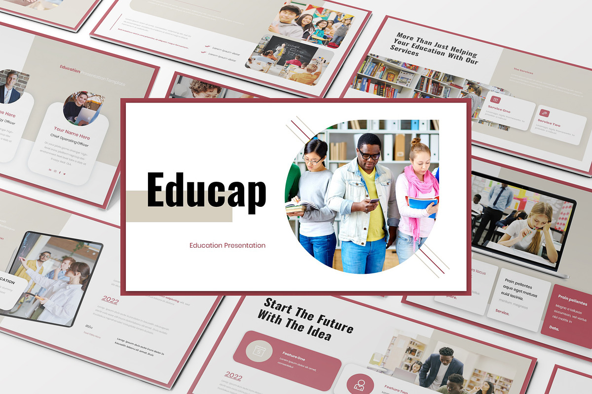 Educaption Presentation Template, a Presentation Template by Analogous Temp (Photo 1 of 5)