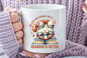 Sleep is Good but Reading is Better, an Illustration by Rose Art (Thumbnail 5 of 6)