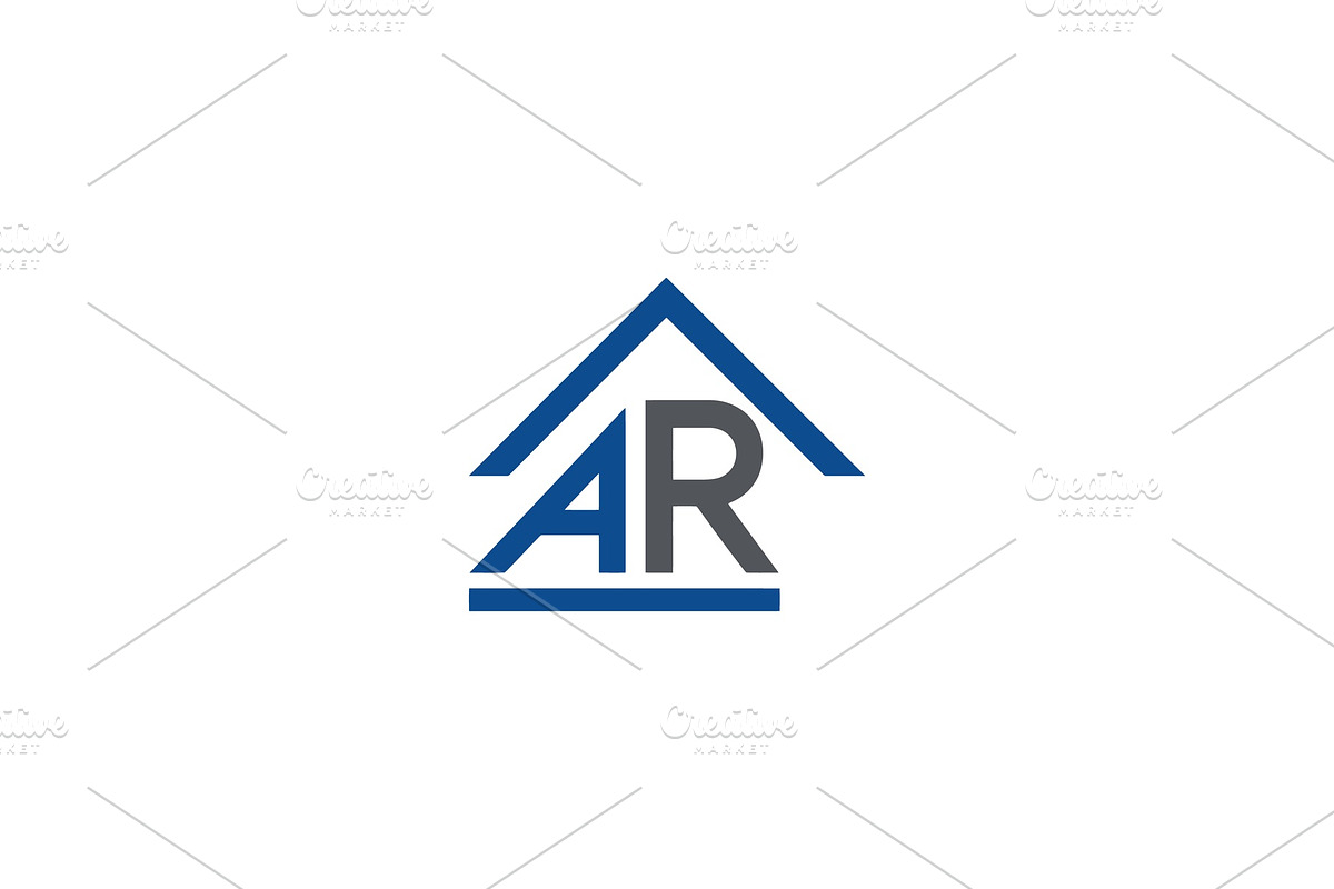 Modern AR Real Estate Logo, a Branding & Logo Template by Vectorium Studio (Photo 2 of 2)