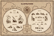 Magic Lands: Vintage Map Creator, a Brush Add-On by pixelbuddha.net (Thumbnail 4 of 12)