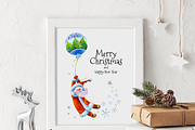 Christmas Greeting Card Template, a Card Template by ElephantArts (Thumbnail 7 of 8)