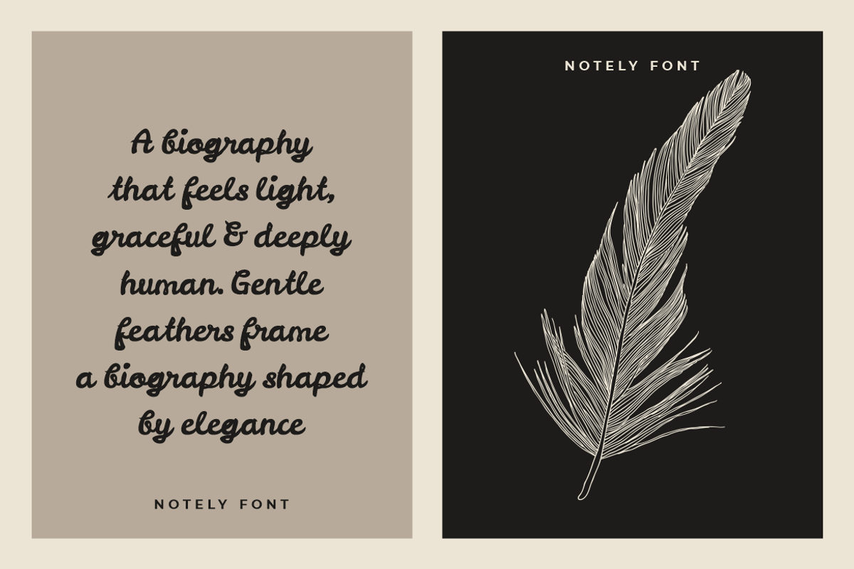 Notely Bold Brush Handwriting Font, a Script Font by PutraCetol Studio (Photo 2 of 5)