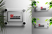 Glass logo Mockup PSD file., an Advertising Mockup by samsulpassive (Thumbnail 3 of 5)