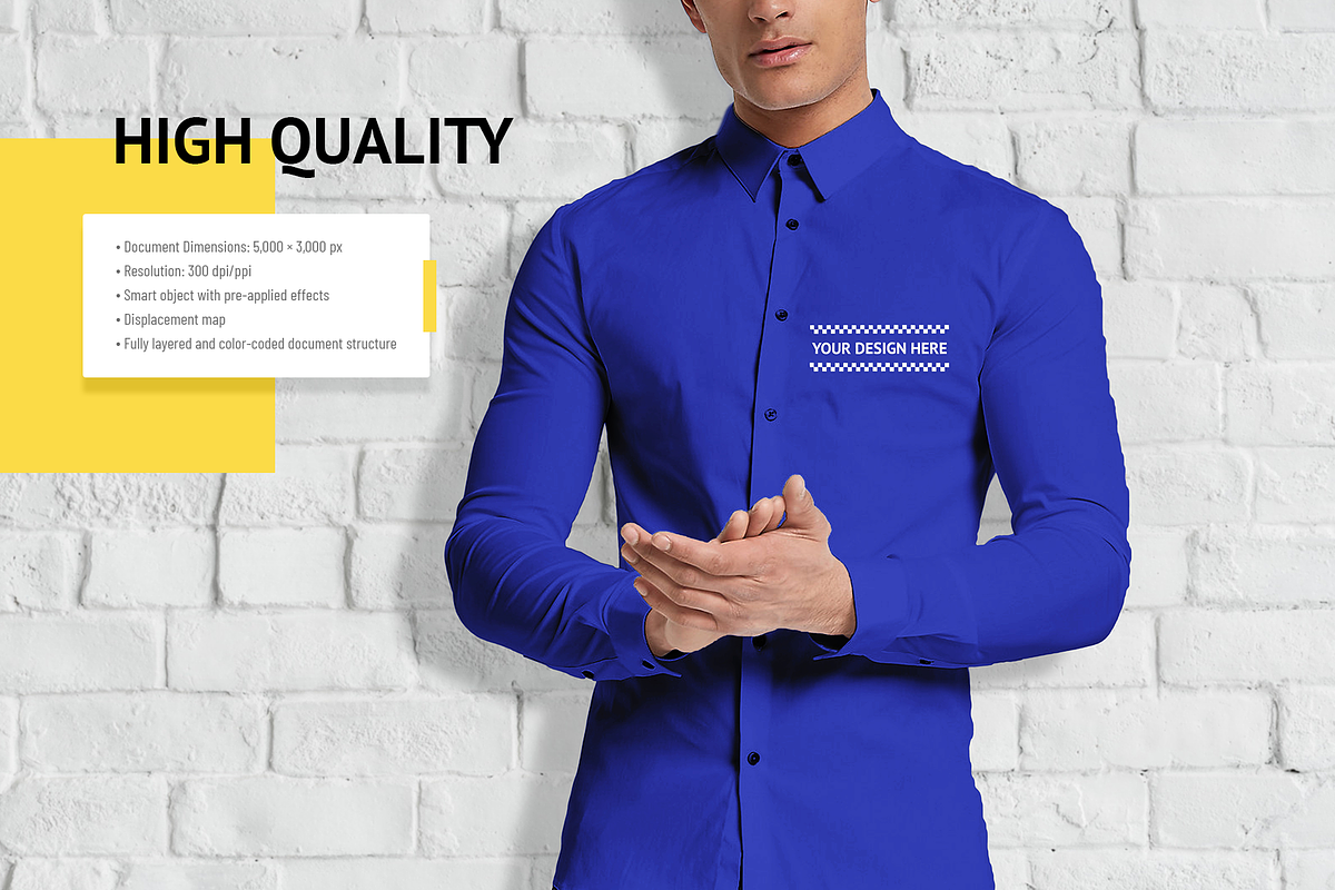 Shirt Logo Branding Mockup, a Shirt Mockup by Jinro (Photo 2 of 6)