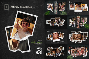 Photo Frames Affinity Templates Set