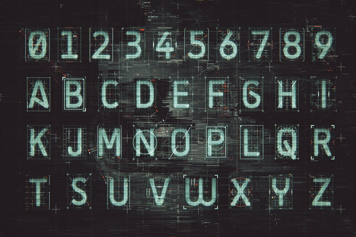 HUD BUNDLE - interface elements, a Technology Illustration by TITO (Photo 3 of 13)