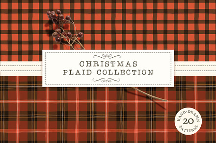 Christmas Plaid Patterns, a Pattern Graphic by PATTERNS etc.