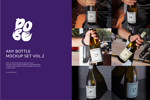 Any Bottle Mockup Set - Vol 2, a Product Mockup by DOBE Studio