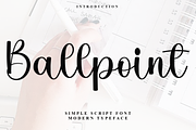 Ballpoint, a Handwritten Font by FreshTypeINK (Thumbnail 1 of 6)