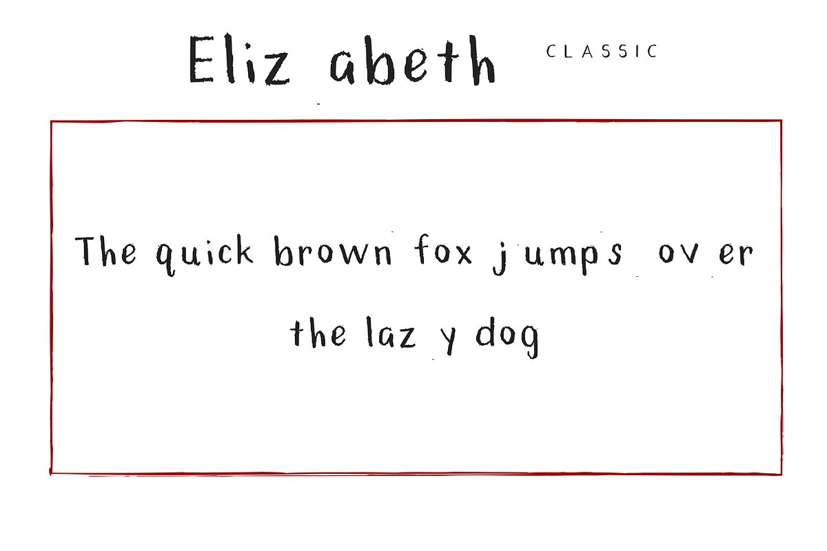 Elizabeth Classic, a Sans Serif Font by ElizabethJournals (Photo 2 of 2)