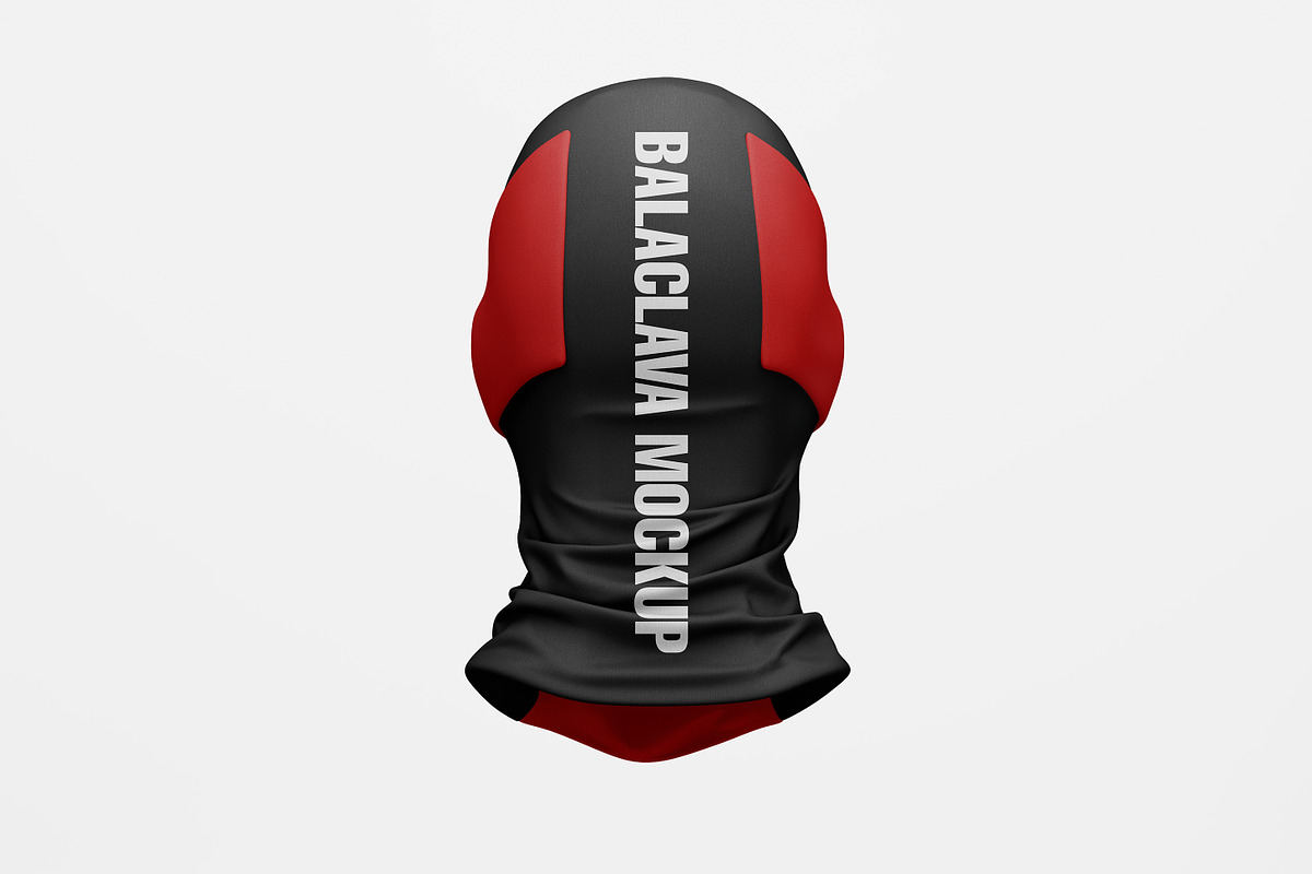 Dye sublimation Balaclava Mockup, a Mask Mockup by GraphicVil (Photo 4 of 9)