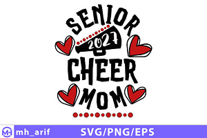 Cheer Mom Class of 2027 SVG