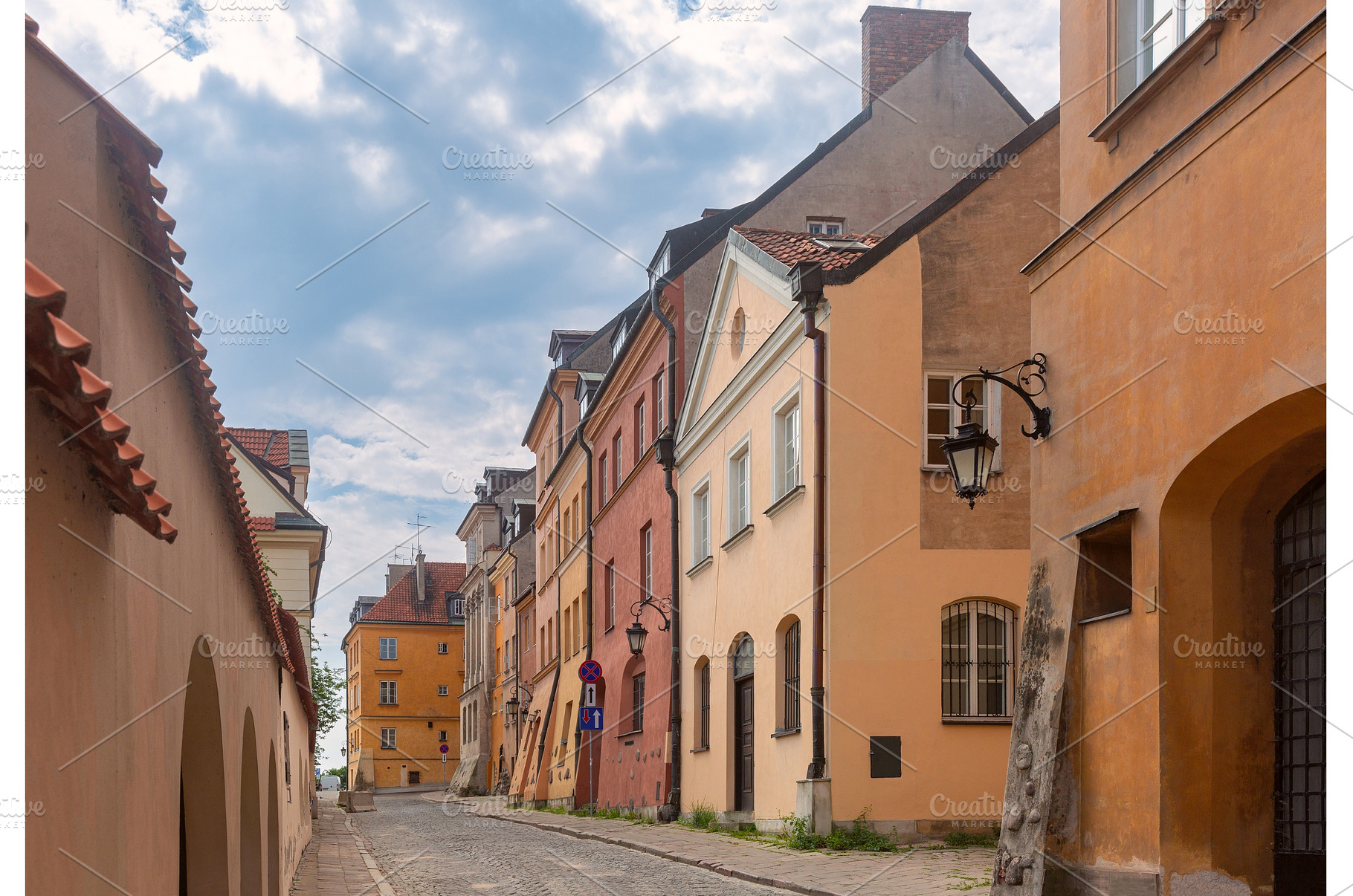 Old Town Street, Warsaw, Poland, an Architecture Photo by kavalenkava