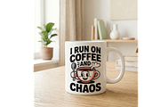 Coffee And Chaos Retro Cup SVG, a Food Illustration by Annudesign (Thumbnail 6 of 6)