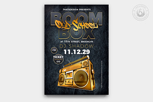 Boombox Flyer Template V2