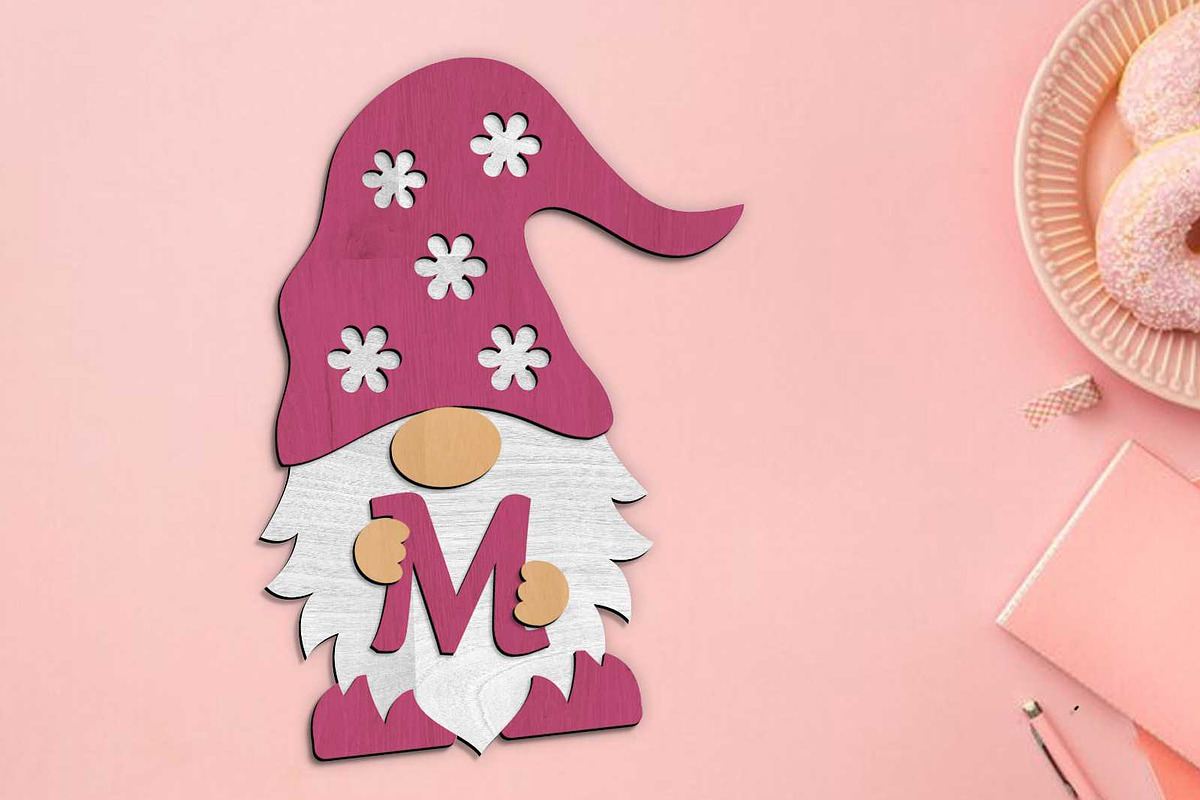 Mother's Day Gnomes Multilayer Files, a Design Template by LaserCutano (Photo 4 of 4)
