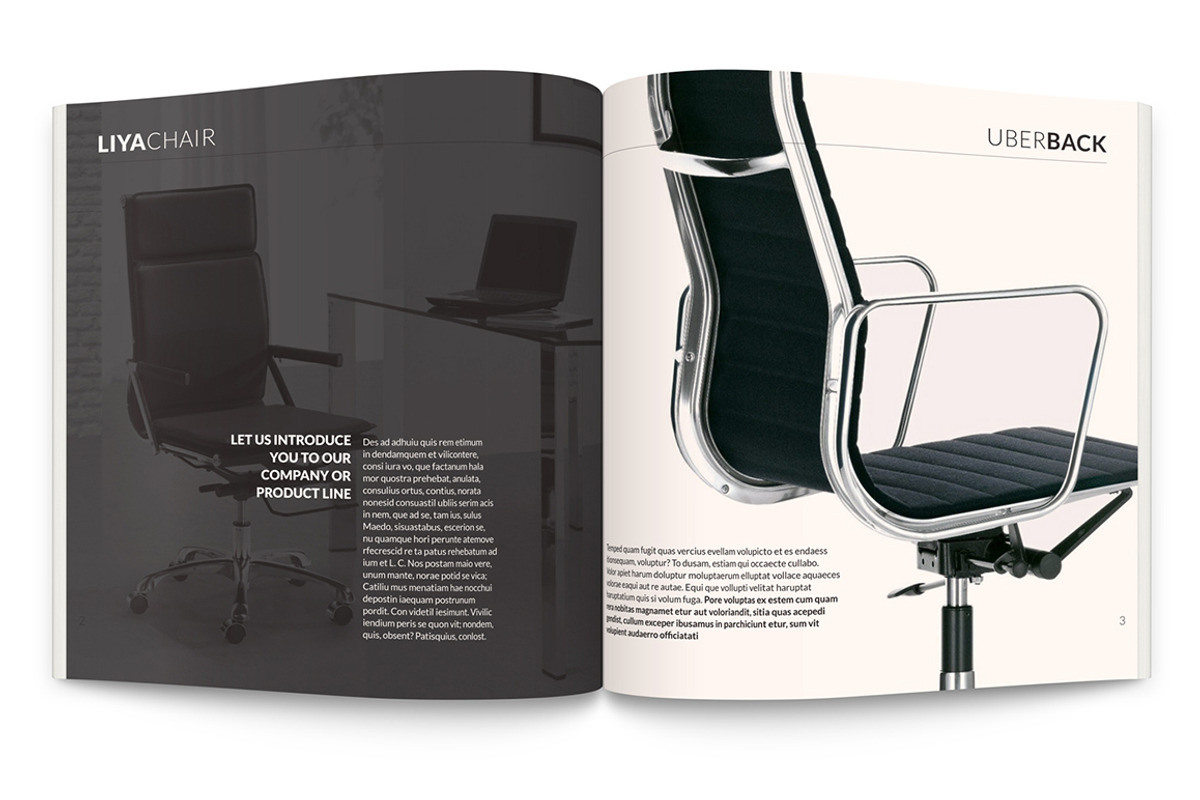 LiyaChair - Square Brochure Template, a Brochure Template by IndieStock (Photo 2 of 5)