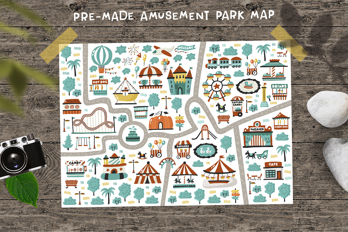 Amusement park. Map creator, a Background Graphic by Murvin (Photo 5 of 9)