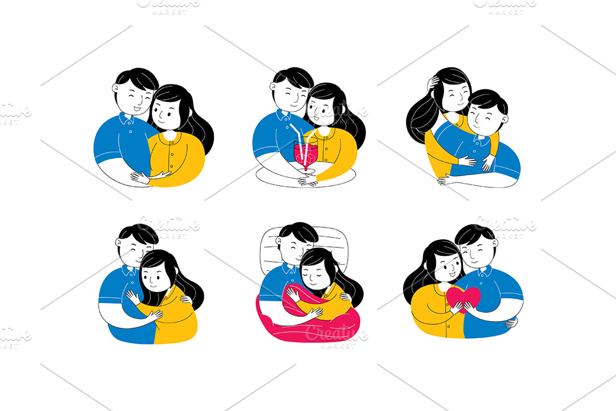 Couple Valentine's Day Icon Set, an Icon by MEDZ (Photo 4 of 5)