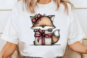 Quirky Fox Clipart PNG, an Illustration by Libby Wishes (Thumbnail 4 of 7)