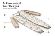 Baby Jumpsuit Mockups, an Apparel Mockup by rebrandy (Thumbnail 3 of 9)