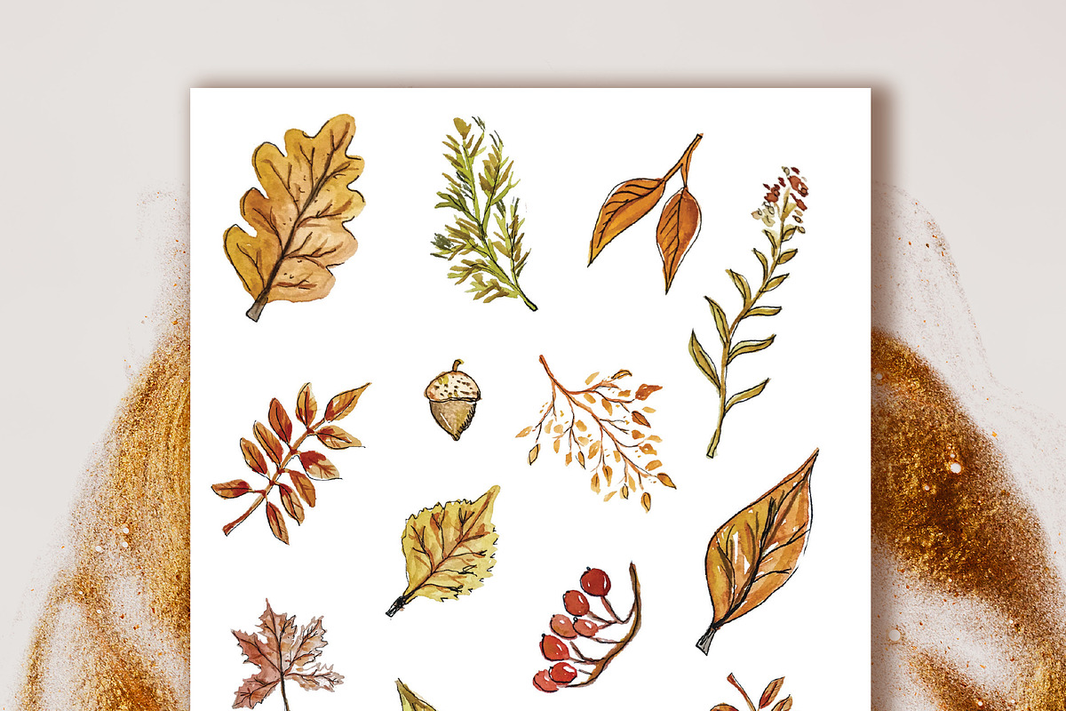 Fall Wedding Invitations download, a Stationery Template by LandOfTheBees (Photo 3 of 5)