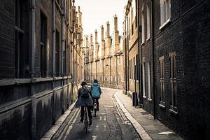 City biking