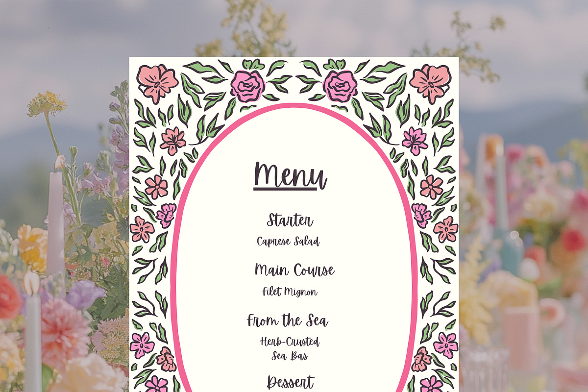 Floral & Bow Spring Frames, an Object Graphic by AnnArt (Photo 8 of 11)
