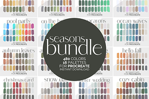 Seasonal Color Palette Bundle