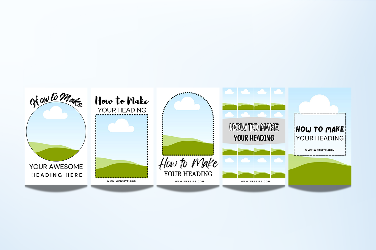 Tutorial Pinterest Pin Templates, a Social Media Template by MEDIA MINIMALIST (Photo 4 of 7)