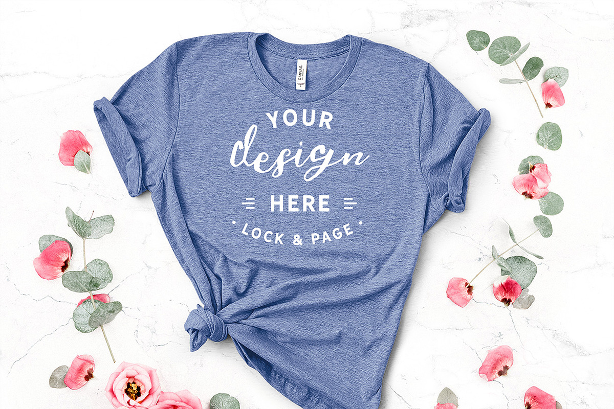 Bella Canvas T-Shirt Mockup Bundle, a Shirt Mockup by lock and page (Photo 82 of 85)
