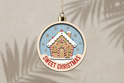 Sweet Christmas Gingerbread SVG File, a Seasonal Illustration by CrexoraLab (Thumbnail 3 of 3)