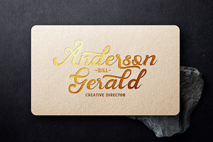 Andy Tusvah - Bold Script Font