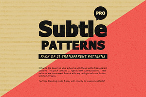 Subtle Patterns Pro Pack