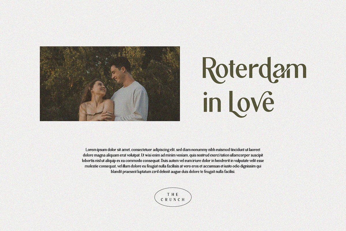The Crunch - Elegant Sans Serif Font, a Sans Serif Font by Pen Culture (Photo 7 of 10)
