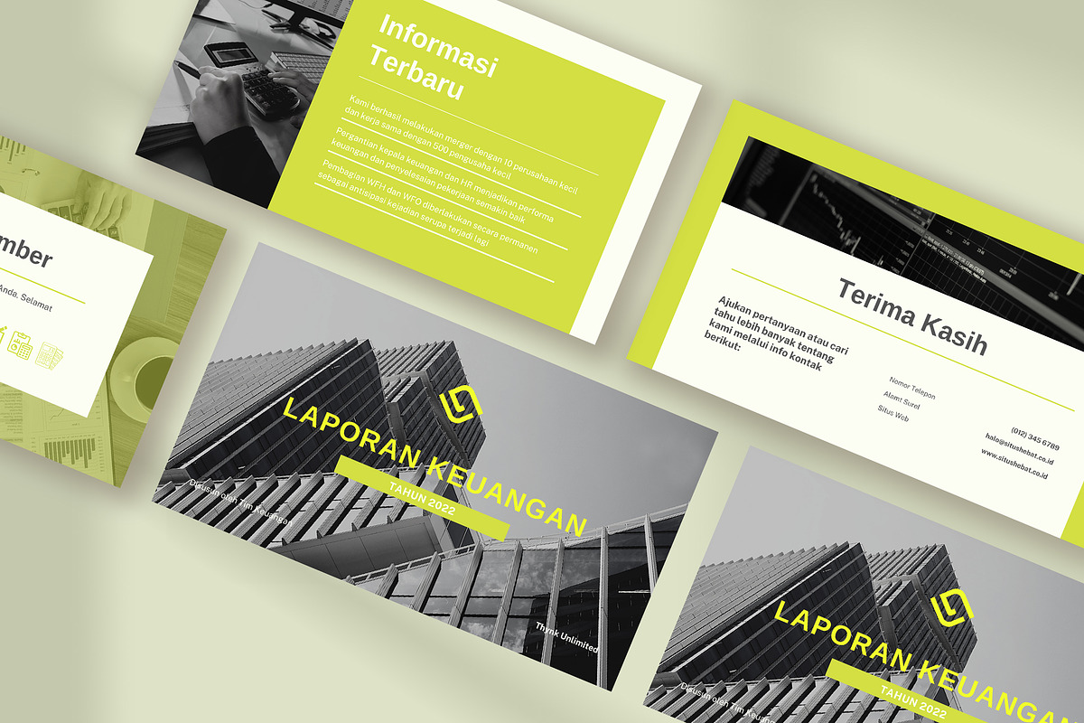 Modern Financial Report Presentation, a Presentation Template by peterdraw (Photo 6 of 6)