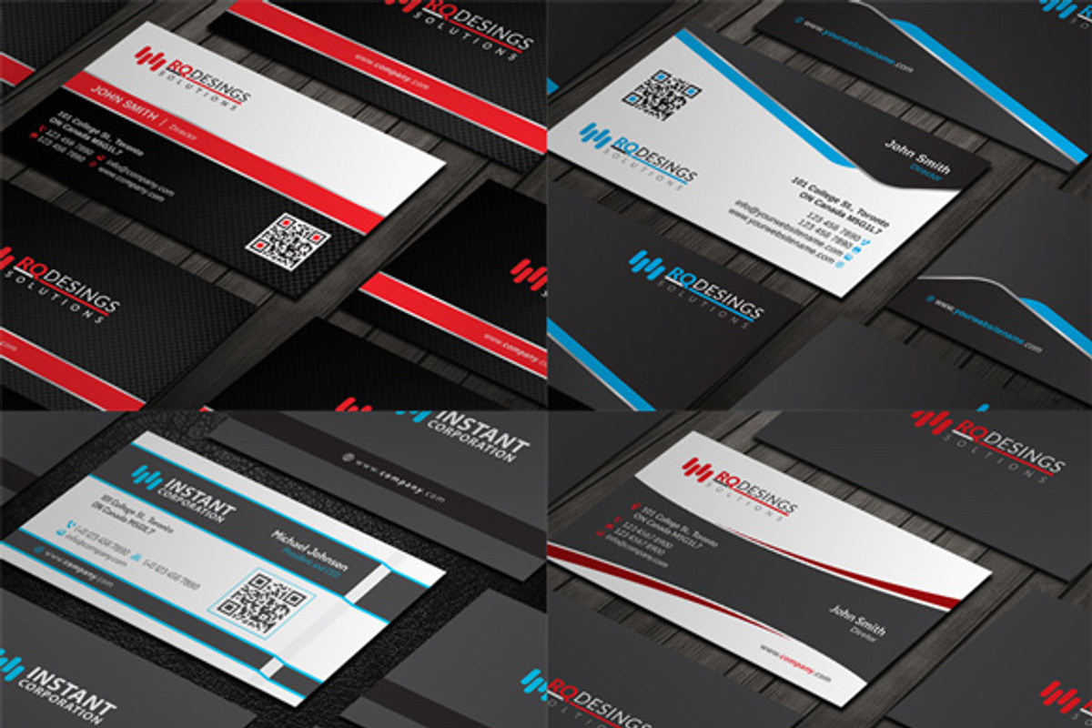 Business Card Pack 1, a Business Card Template by RQ Designs (Photo 3 of 5)