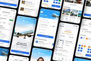 Flight Booking Mobile App UI Kit, an UI Kit Template by Creative Perspective (Thumbnail 6 of 6)
