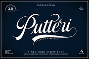 Putteri Script, a Script Font by Alpha Bento (Thumbnail 8 of 8)