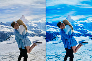 7 Baby Blue Lightroom Presets